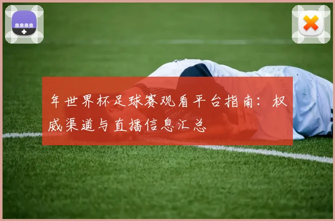 年世界杯足球赛观看平台指南：权威渠道与直播信息汇总